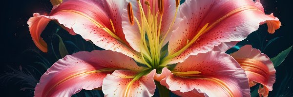 Grafika AI, Kwiat, Lilia