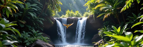 Kamienie, Rośliny, Kwiaty, Drzewa, Rzeka, Las