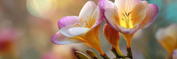 Grafika AI, Kwiaty, Frezje