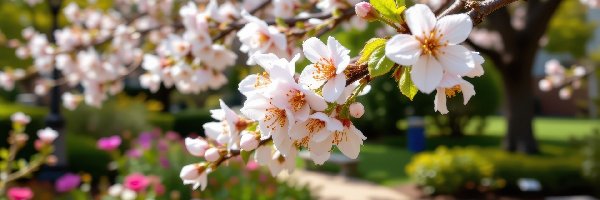 Gałązki, Białe, Drzewo owocowe, Listki, Kwiaty