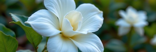 Kwiat, Zbliżenie, Listki, Biały