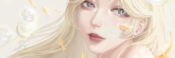 Blondynka, Dziewczyna, Grafika