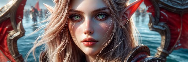Fantasy, Elfka, Dziewczyna