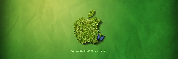 Apple, Logo, Ekologiczne