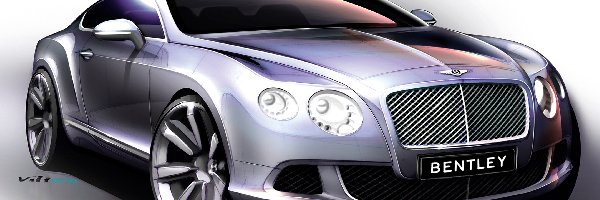 Graficzny, Projekt, Bentley Continental GT
