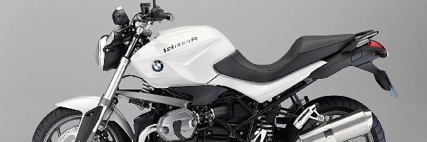 BMW R1200R, Rama, Czarna, Białe