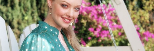 Uśmiech, Ogród, Amanda Seyfried