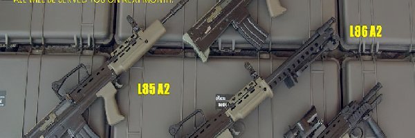 Broń, L85 A2 CARBINE, L85 A2, L86 A2, L85 A2 AFV