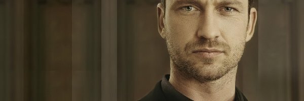 broda, czarny strój, Gerard Butler