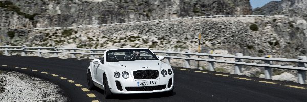 Zakręt, Droga, Bentley Continental Supersports