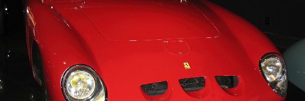 przód samochodu, światła , Ferrari