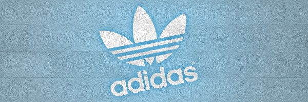 Adidas, Tło, Jasnoniebieskie