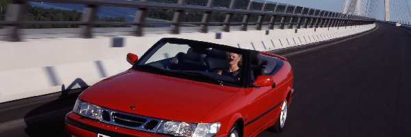 Cabrio, Saab 9-3, Czerwony