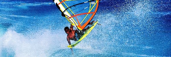 na fali, Windsurfing