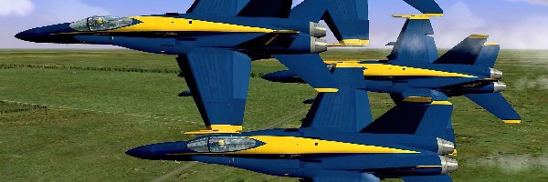 Boeing, Hornet, F/A 18, Blue Angels