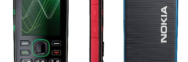 Czarna, Niebieska, Czerwona, Nokia 5220
