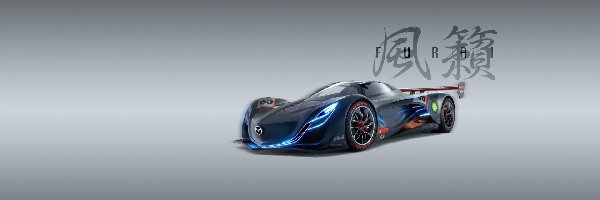 Ksenony, Tło, Szare, Mazda Furai