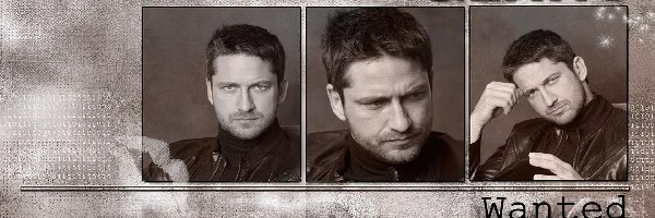 motylki, twarze, Gerard Butler