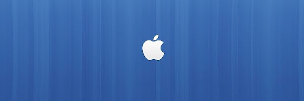 Logo, Hardware, Apple, Niebieskie, Tło