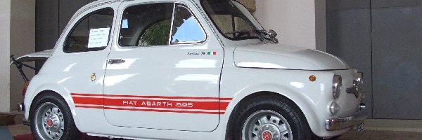 Abarth 595, Wystawa, Klasyk, Biały