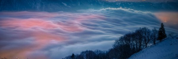 Stok, Chmury, Góry, Szwajcaria