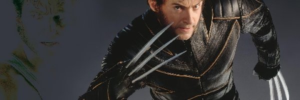 czarna kurtka, x-men, Hugh Jackman