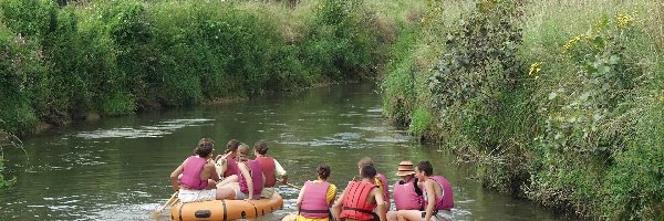 Rafting, rzeka, spływ, pontony, wiosła