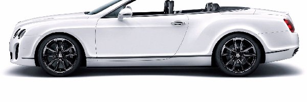 Bentley Continental Convertible, Biały