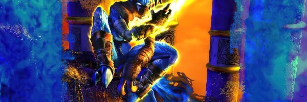 postać, ogień, potwór, Legacy Of Kain Soul Reaver 2