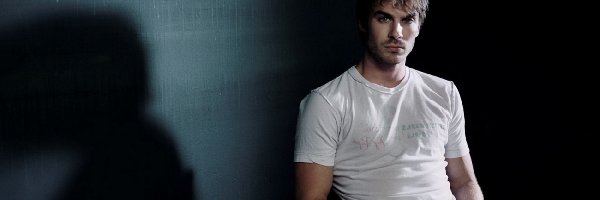 Bluza, Biała, Ian Somerhalder