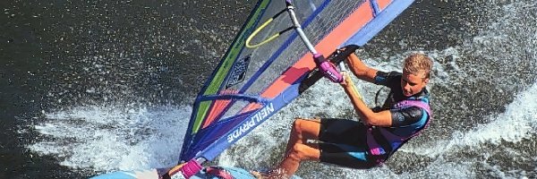 deska, morze, żagiel , Windsurfing