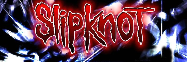 tło, napis, Slipknot