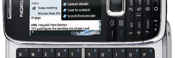 Srebrny, Czarny, Nokia E75