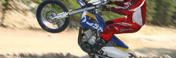 Jazda, Kole, Na, Husaberg FE450