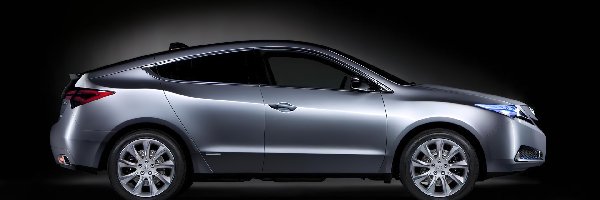 Acura ZDX, Bok, Prawy, Srebrna