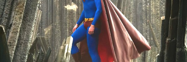 Brandon Routh, beton, peleryna, Superman Returns