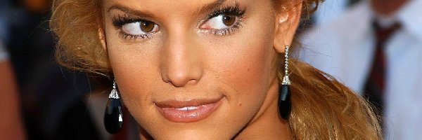 Kolczyki, Spojrzenie, Jessica Simpson