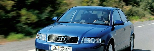 Sedan, Audi A4, Niebieske