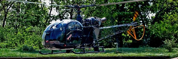 Helicopters, Alouette II, AS-313, Brazos