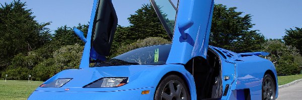 Drzwi, Uniesione, Bugatti EB 110