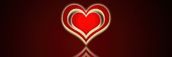 Serca, Miłości, Symbol, Czerwone
