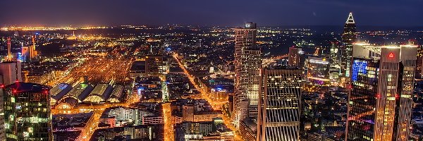 Panorama, Nocą, Miasta, San Francisco