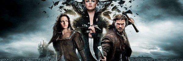 Charlize Theron, Chris Hemsworth, Kristen Stewart, Królewna Śnieżka I Łowca