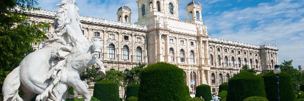 Wiedeń, Posąg, Muzeum Historii Sztuki, Austria