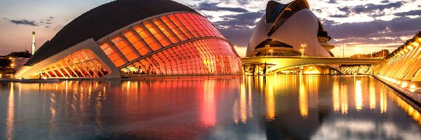 Centrum kulturalno - rozrywkowe, Miasteczko Sztuki i Nauki, Ciudad de las Artes y las Ciencias, Planetarium, Walencja, Hiszpania