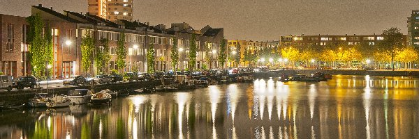 Łodzie, Amsterdam, Miasto, Port