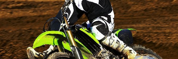 Błoto, Kawasaki KX250F, Cross