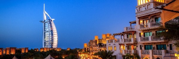 Zjednoczone Emiraty Arabskie, Domy, Dubaj, Burj Al Arab, Hotele